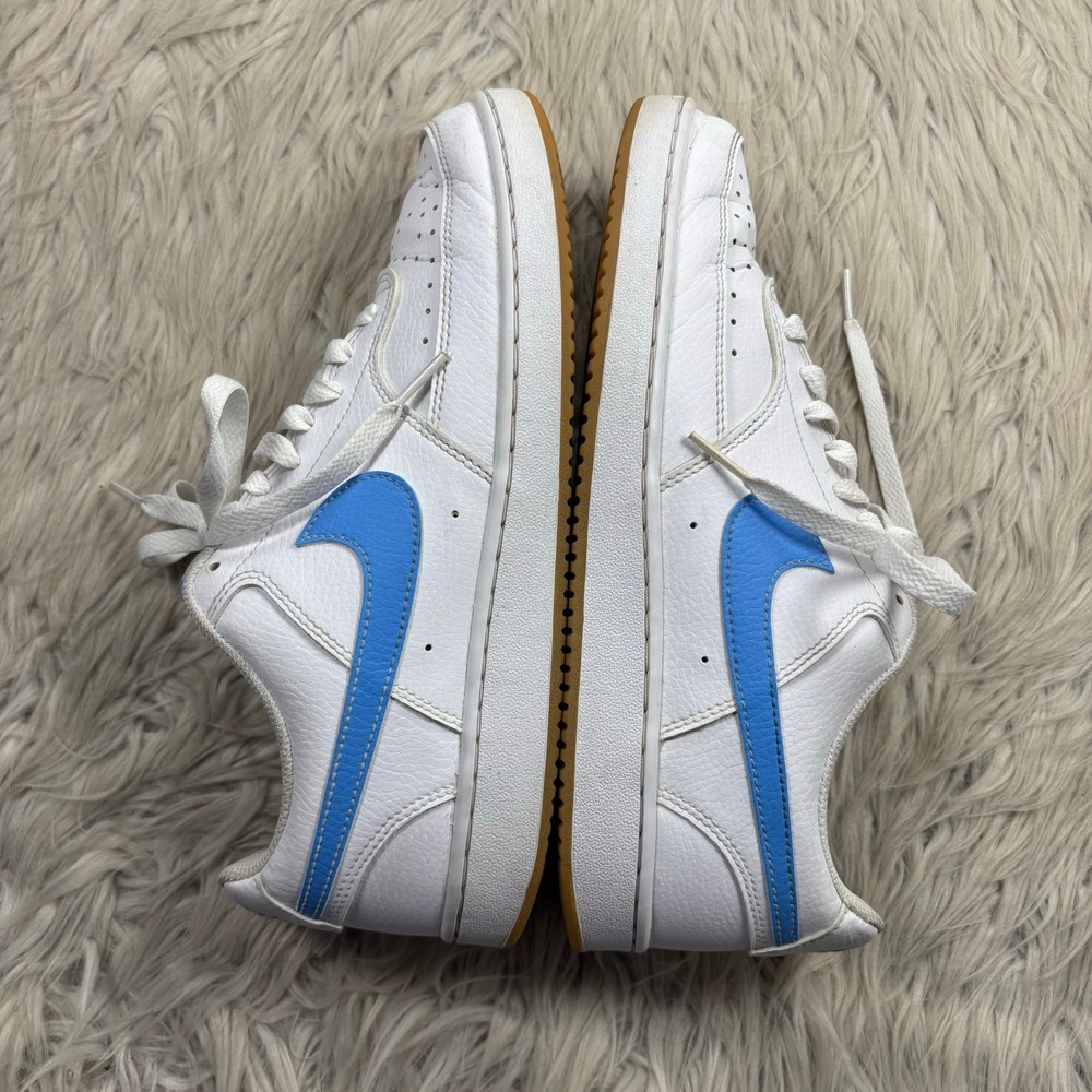 Nike Court Women's 8.5 White Blue Vision Low Next Nature Sneakers Street Urban - Picture 7 of 8